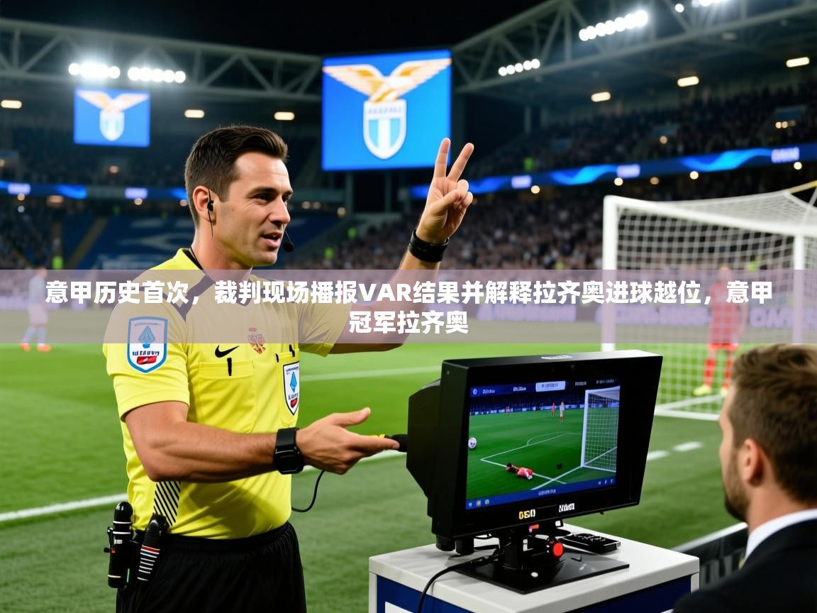 2025澳亚国际快速充值中心意甲历史首次,裁判现场播报VAR结果并解释拉齐奥进球越位,意甲冠军拉齐奥 第3张